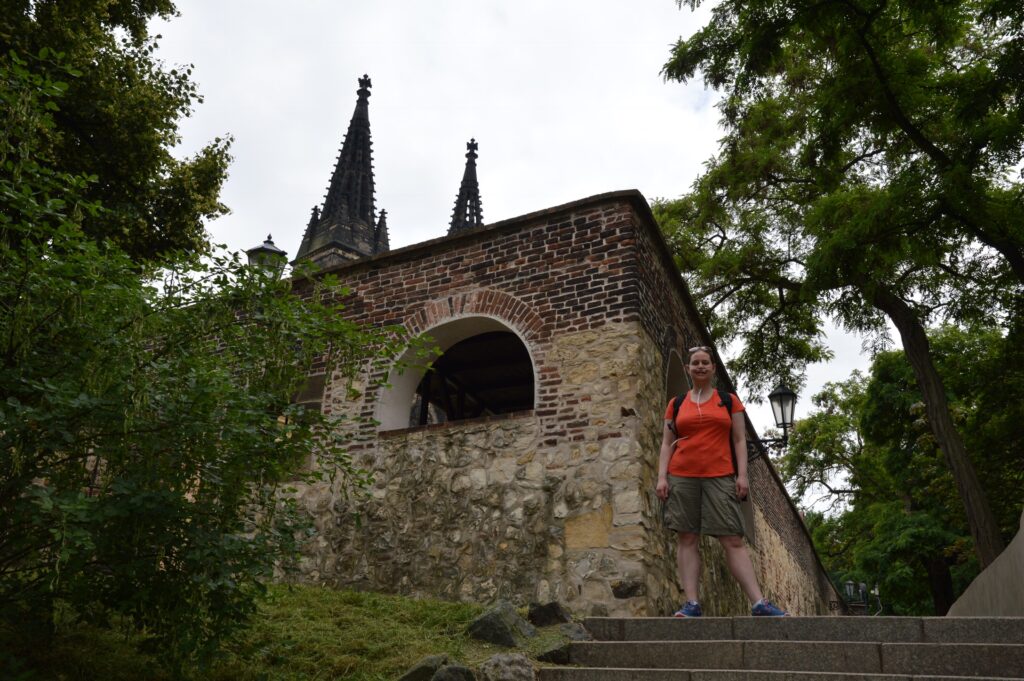 Vyšehrad, Prague with portable oxygen concentrator