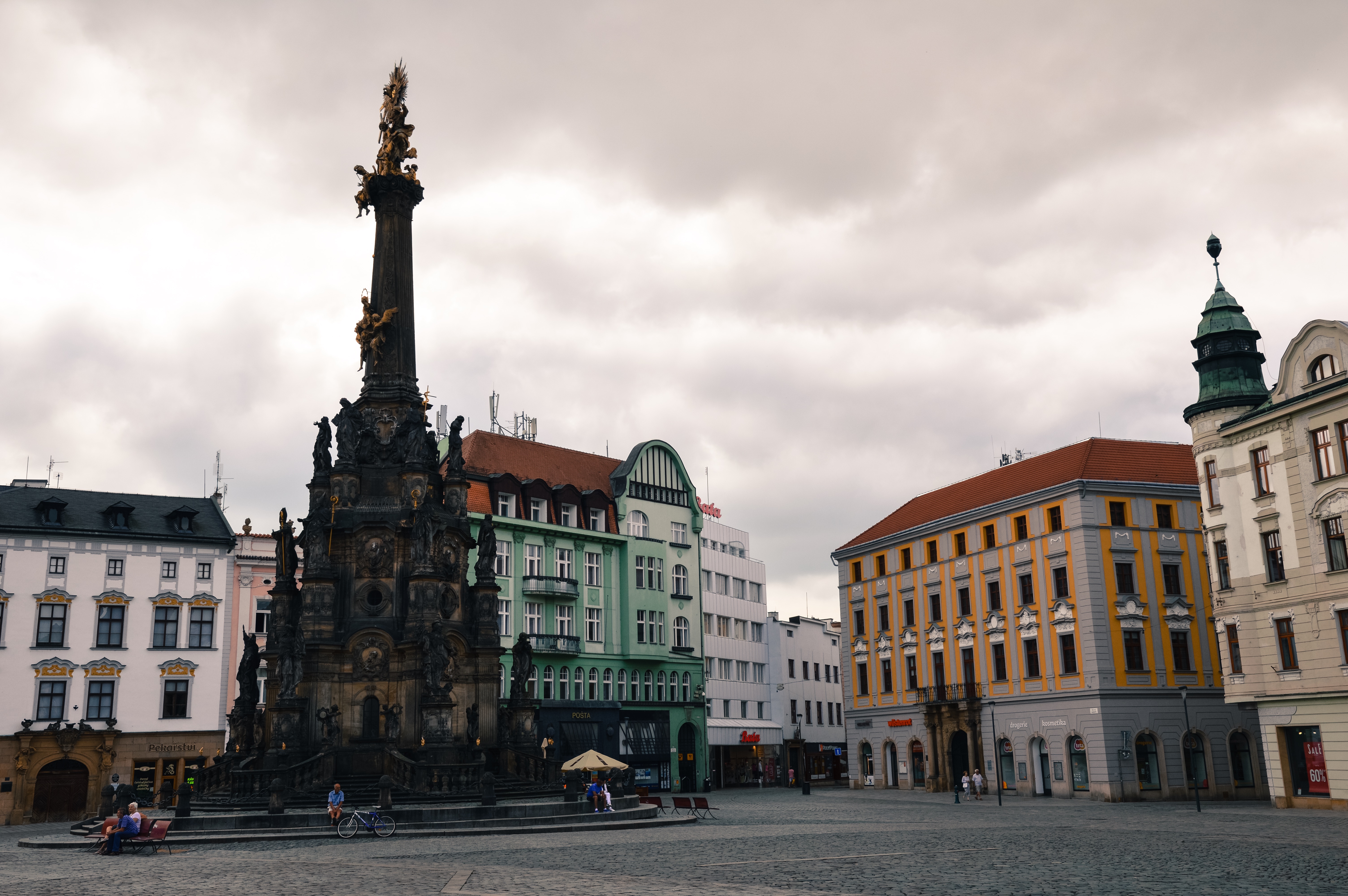 Olomouc, Upper Square, Czech Republic