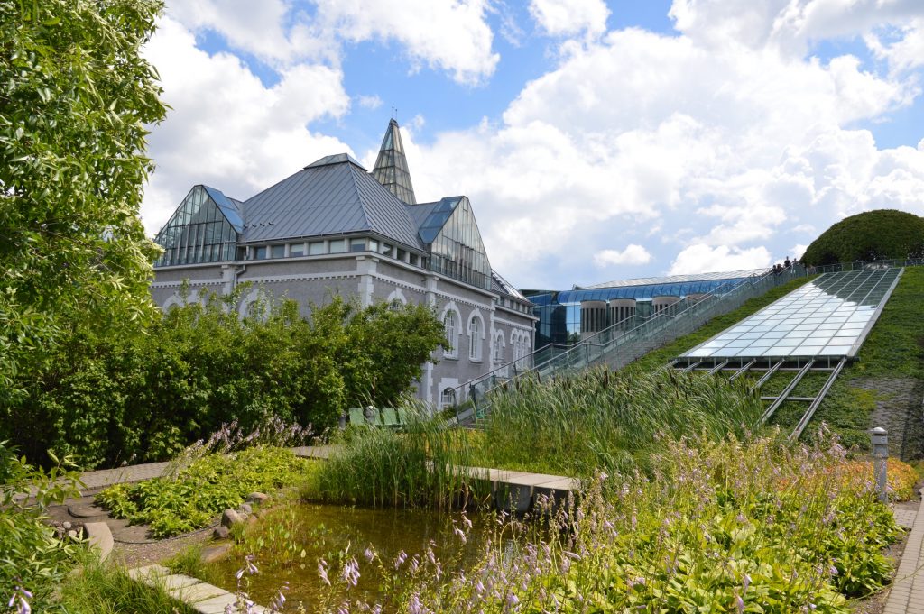 Warsaw University Library Park, Poland