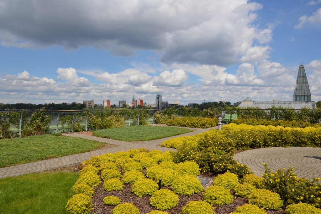 Warsaw University Library Park, Poland