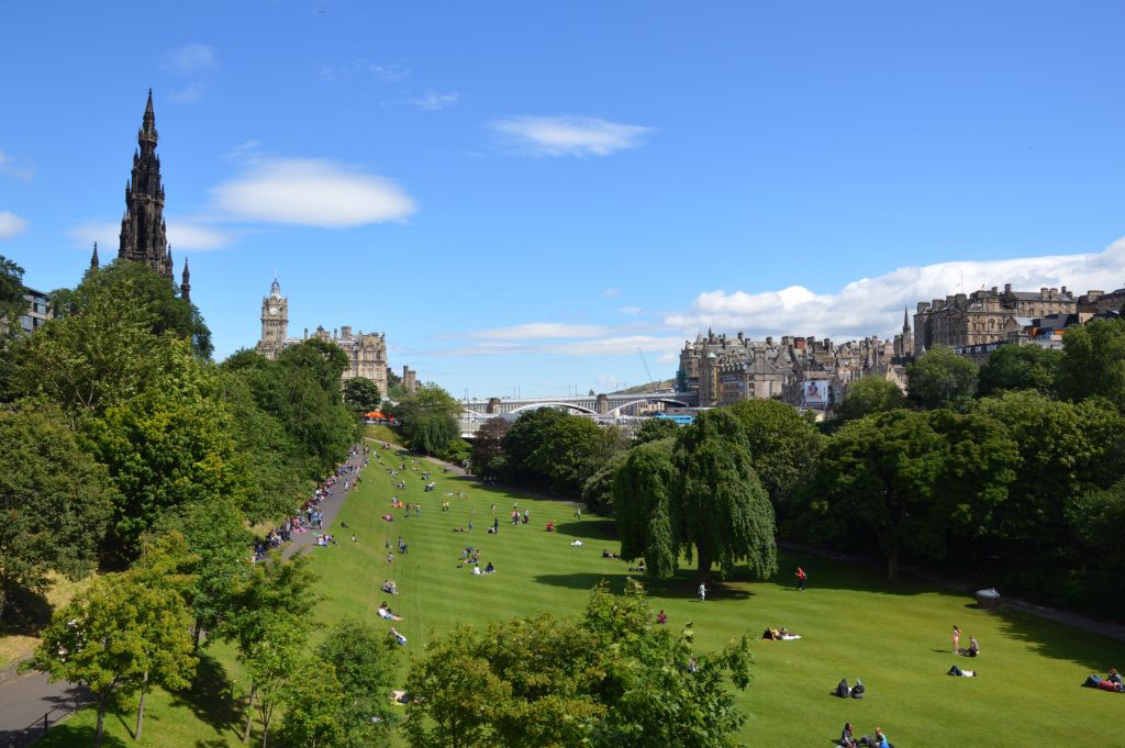 Princes Street Gardens, Edinburgh, Scotland