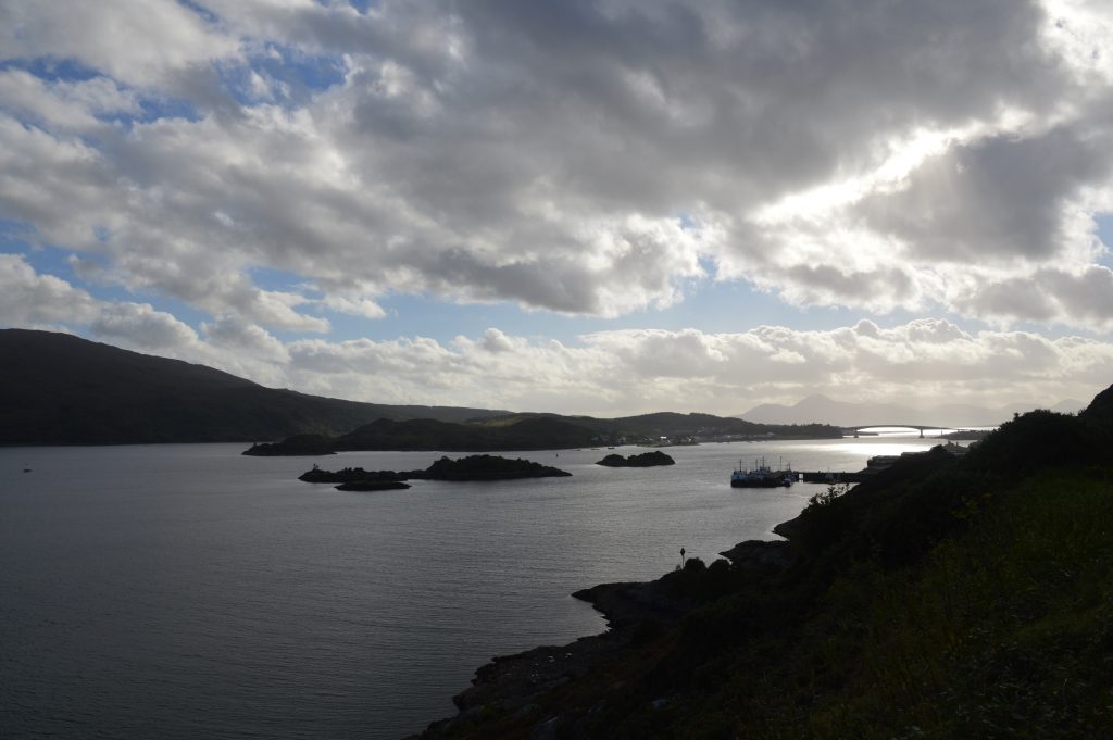 View of Loch Alsh and Skye Bridge, Kyle of Localsh, Scotland