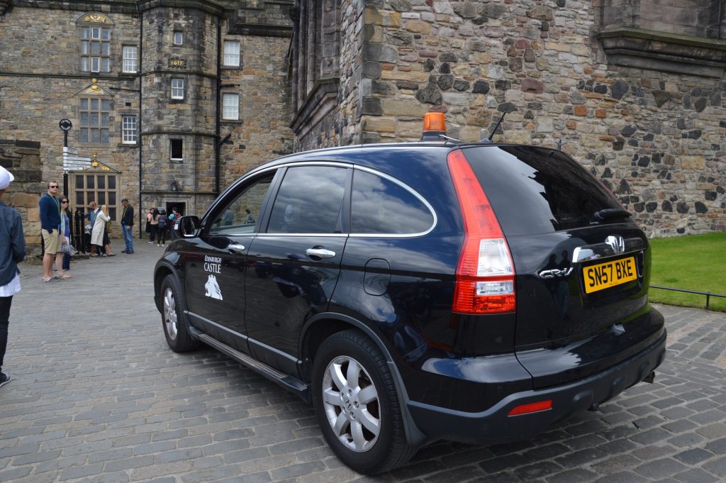 Mobility Vehicle at Edinburgh Castle