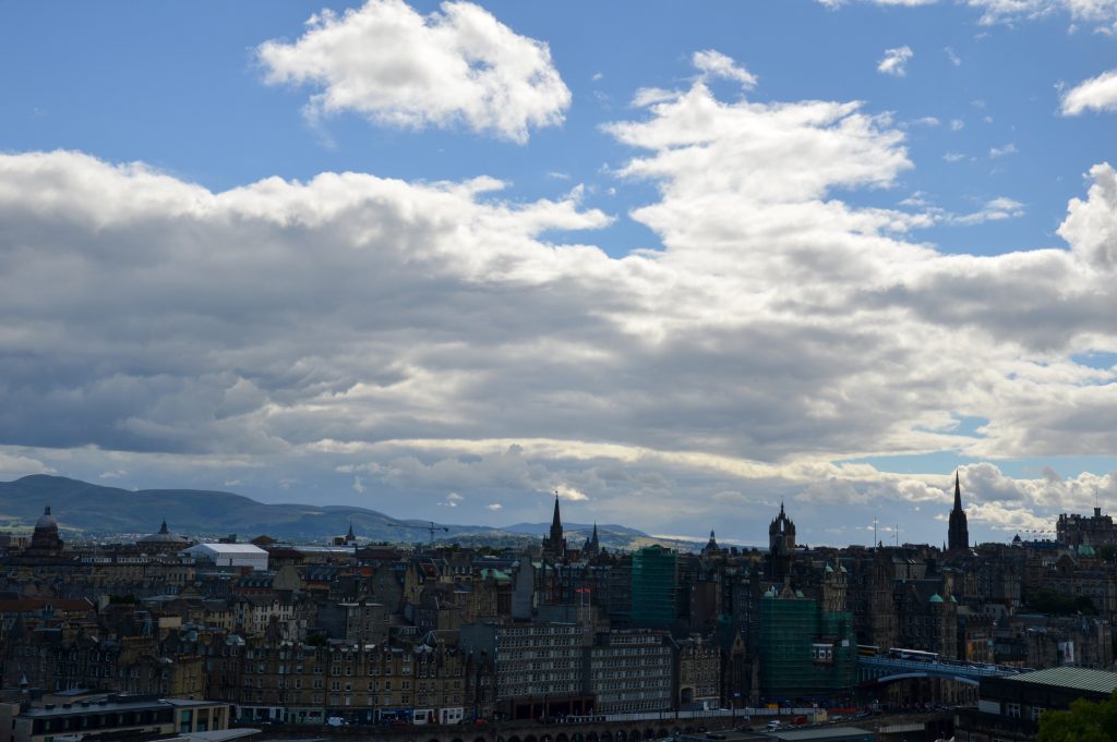 View from Calton Hill, Edinburgh, Scotland