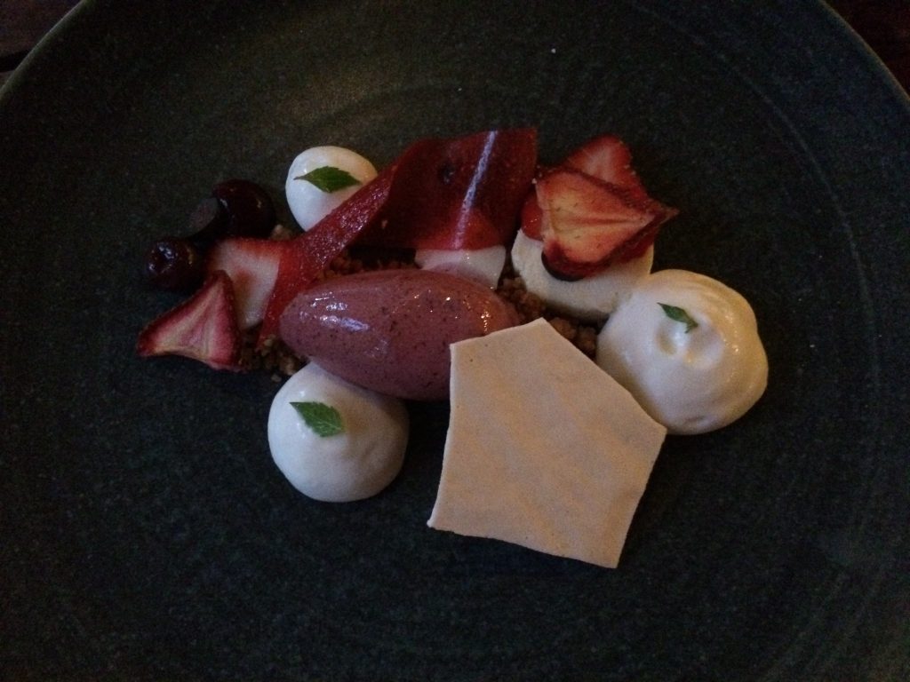 Dessert at Timberyard, Edinburgh, Scotland