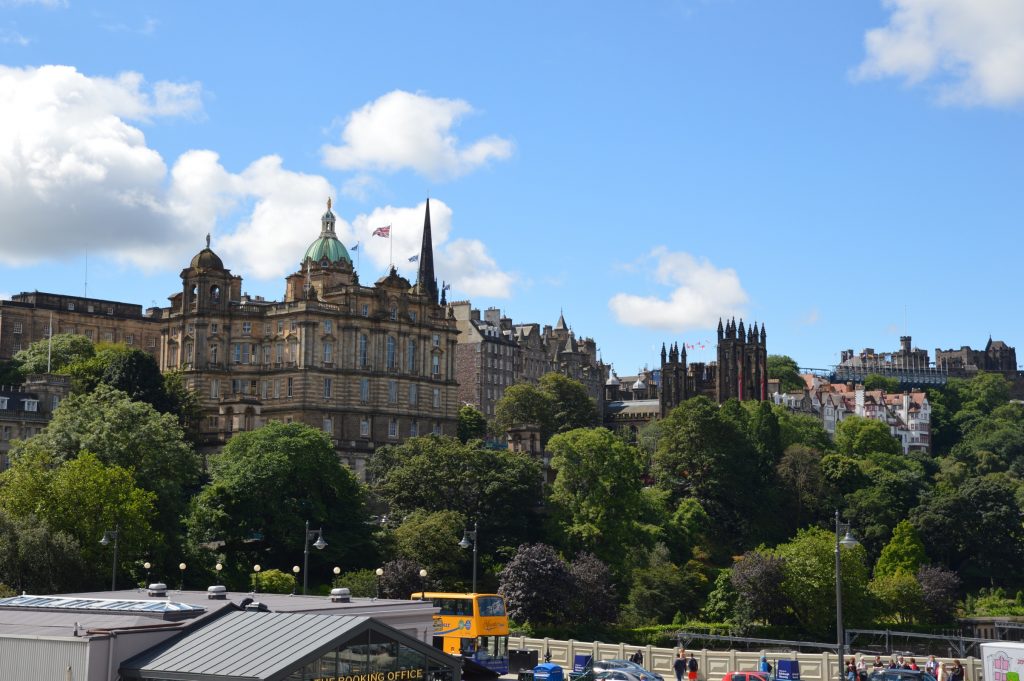 View of Old Town, Edinburgh, Scotland