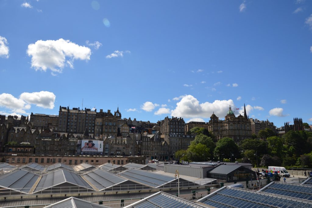 View of Old Town, Edinburgh, Scotland