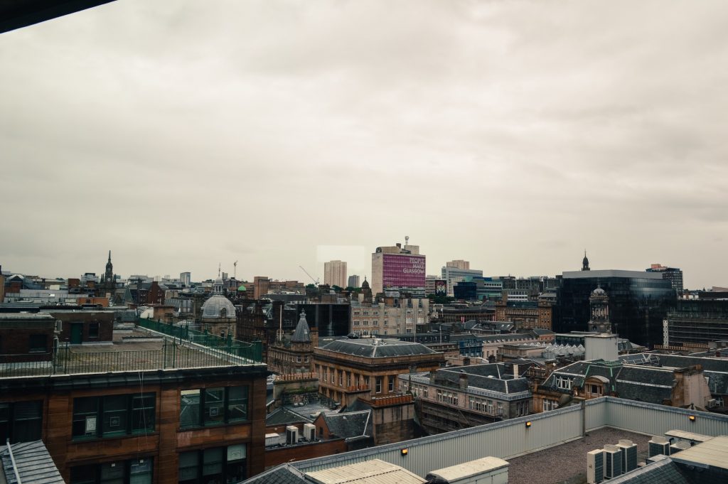 View of Glasgow from The Lighthouse, Scotland