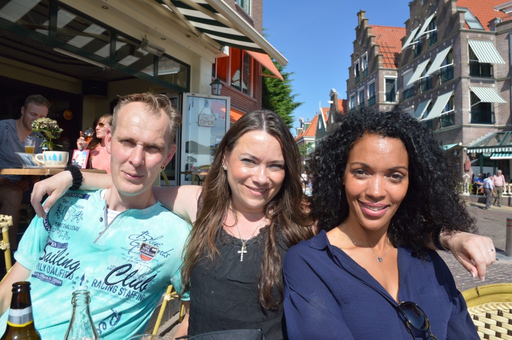 With Niels, Xandra, and Afra in Volendam, the Netherlands