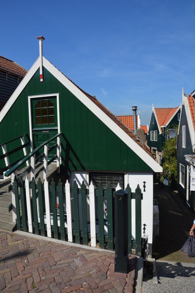 Old traditional house in Volendam,the Netherlands