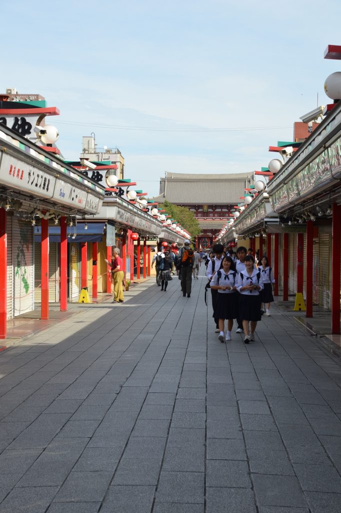 Nakamise at Sensoji temple, Asakusa, Tokyo, Japan