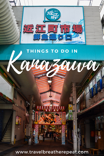 Our favorite things to do in Kanazawa, restaurants we enjoyed, and transportation tips for getting from Tokyo to Kanazawa and Kanazawa to Kyoto #Kanazawa #Japan #Asia #Travel