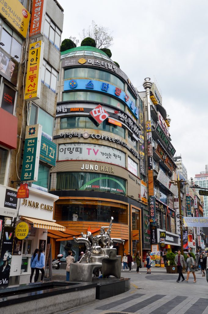 Streets of Seomyeon, Busan, South Korea