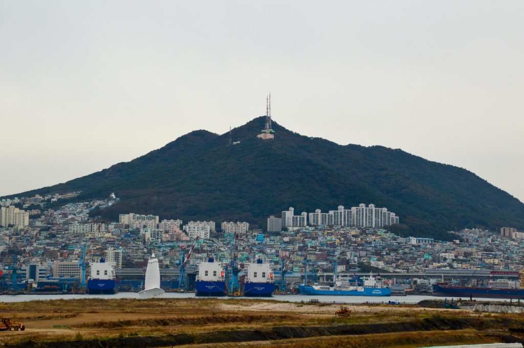 View from Busan Station, South Korea