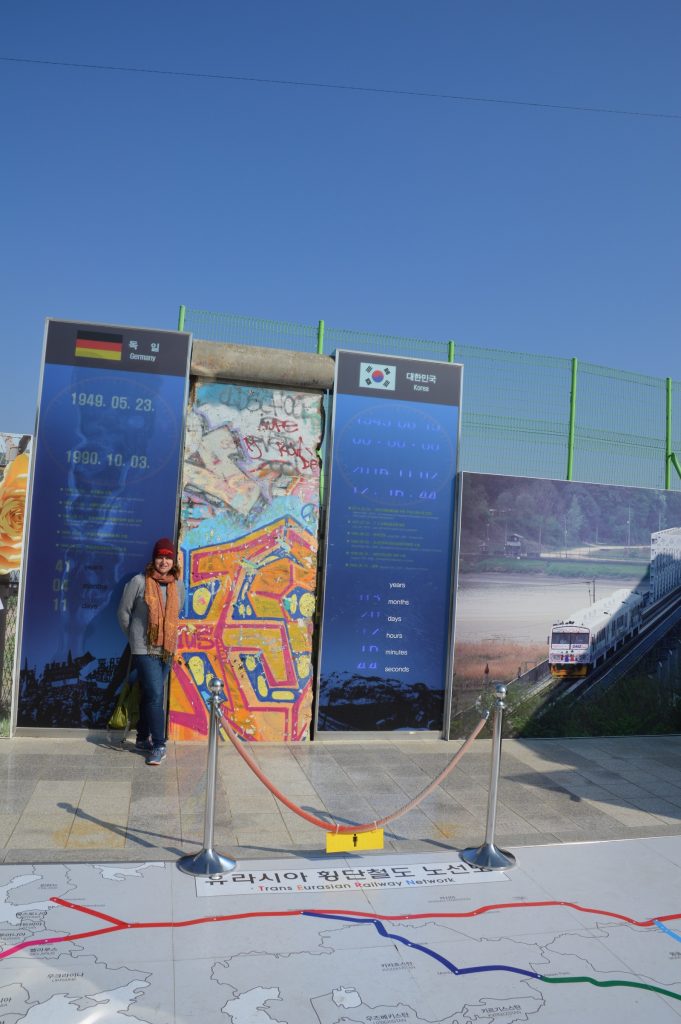 Piece of the Berlin Wall at Dorasan Station, DMZ