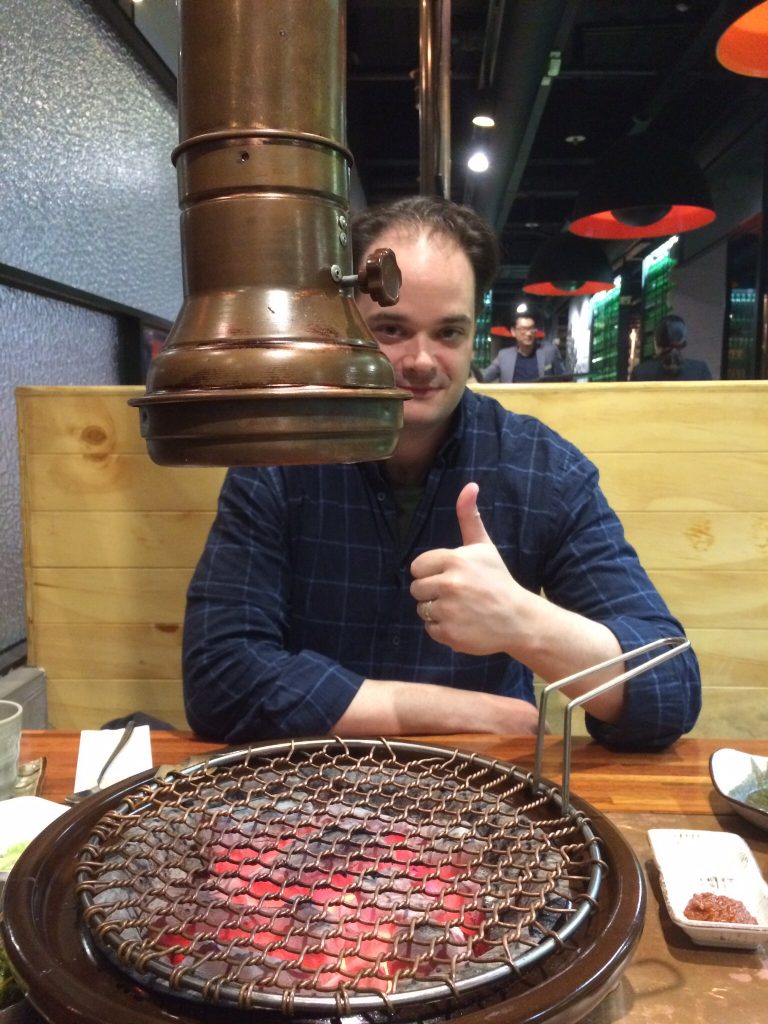 Korean BBQ at Maple Tree House, Seoul, South Korea