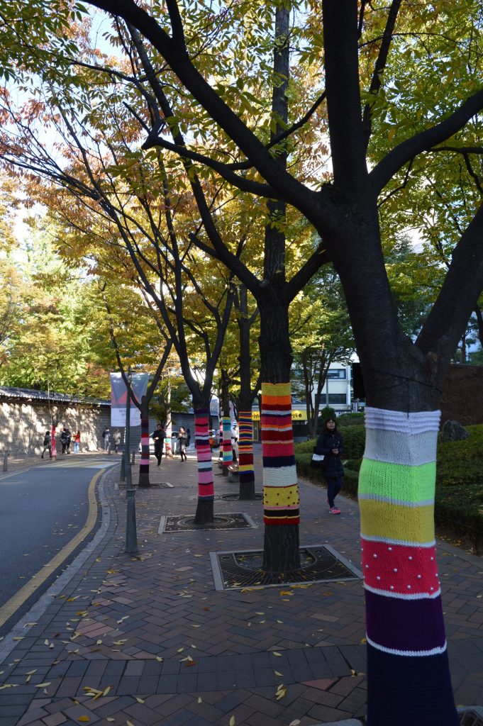 2016 Tree Hug on Deoksugung Palace Stone-wall Road, Seoul, South Korea