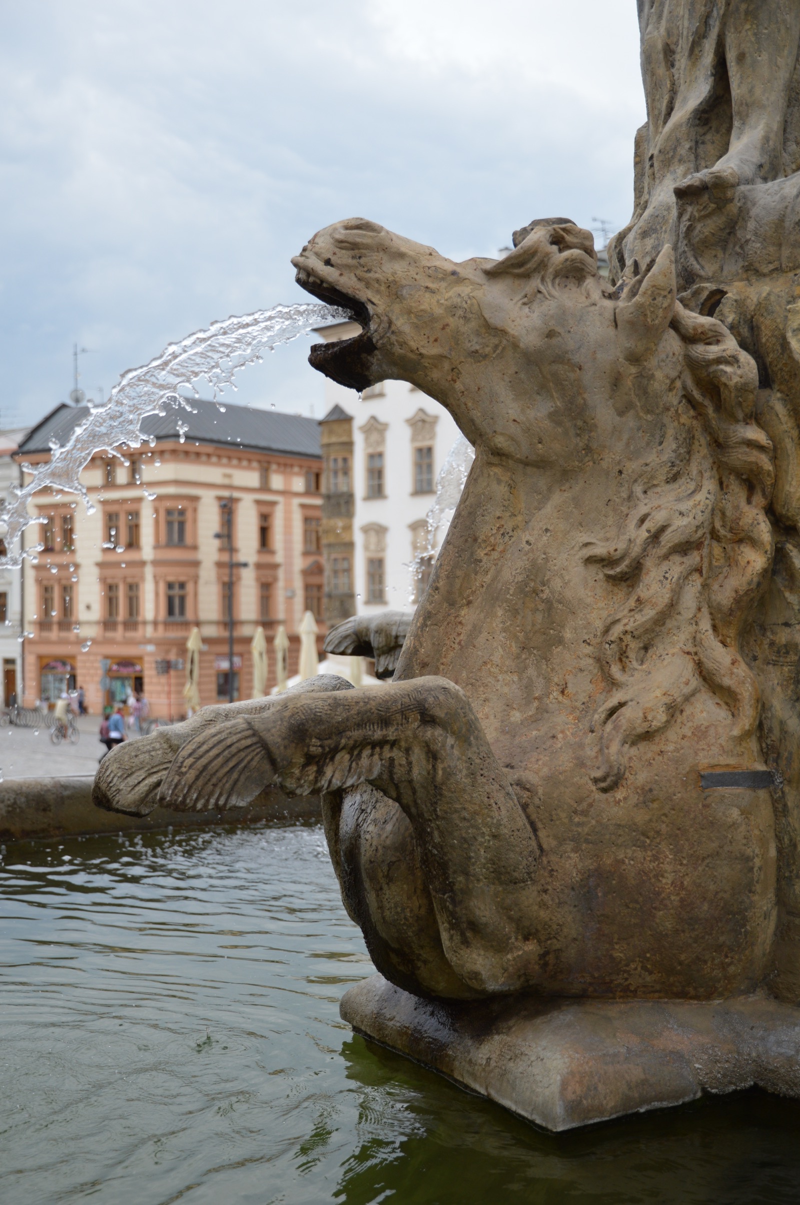 Fountain in Olomouc Square, Czech Republic