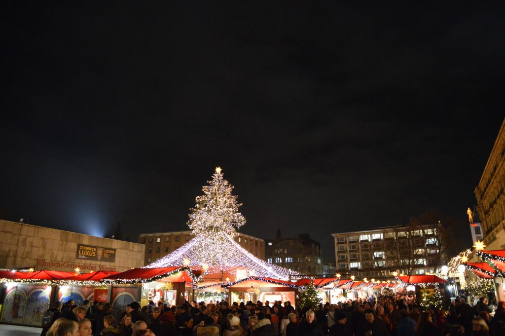 Christmas Market under the Dom, Köln, Germany