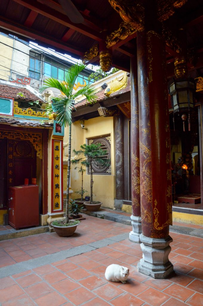 Temple in Old Quarter, Hanoi, Vietnam