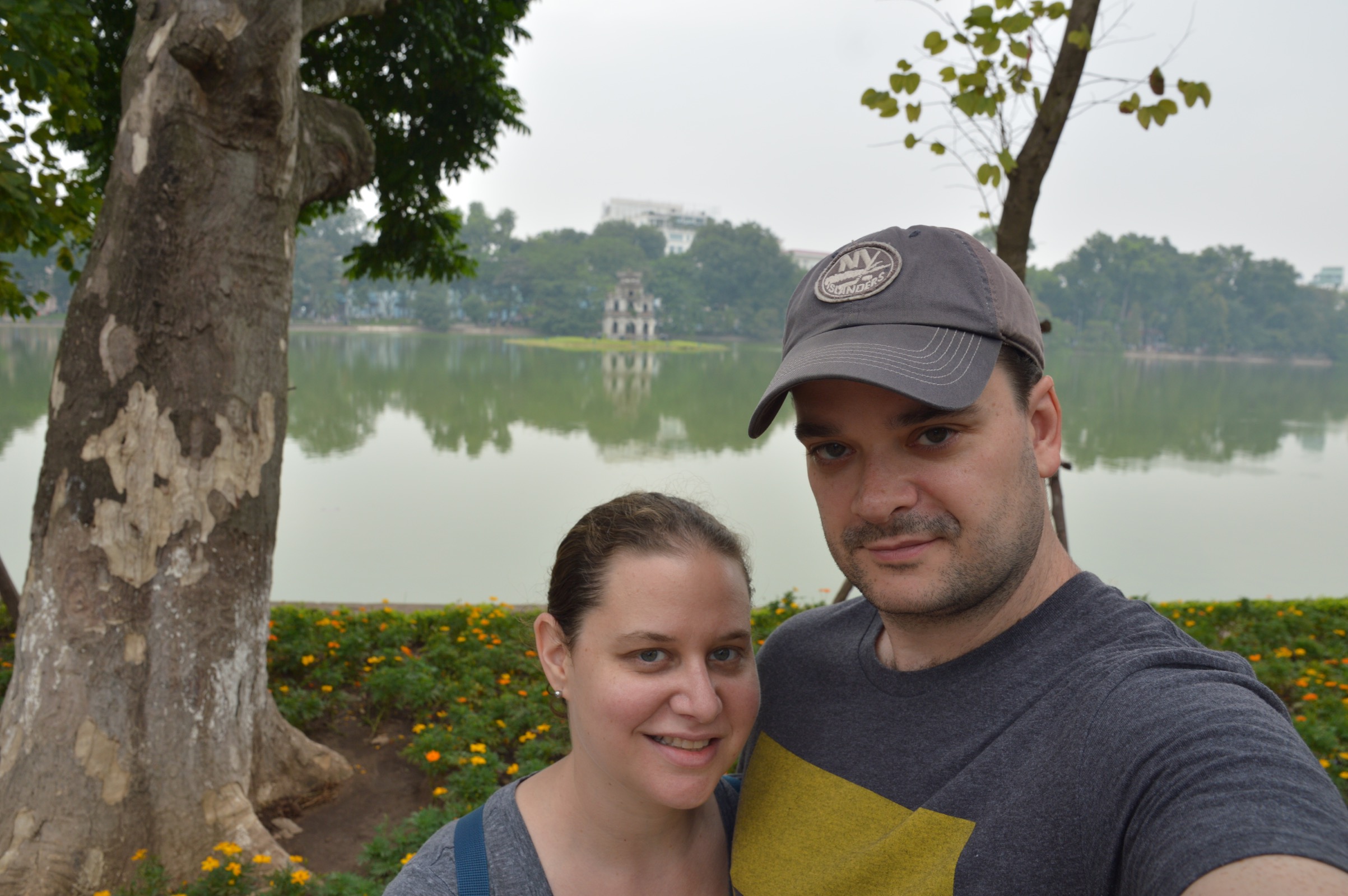 One longer stop on our world trip: Hoàn Kiếm Lake and Turtle Tower, Hanoi, Vietnam