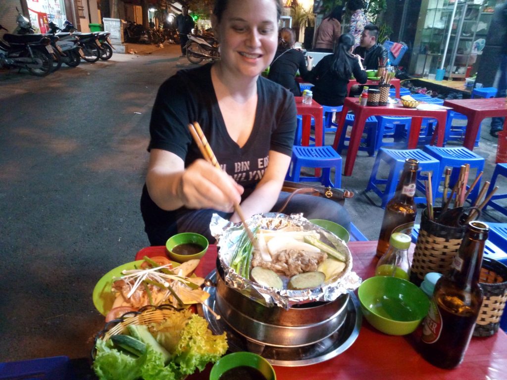 Making Vietnamese BBQ in Hanoi, Vietnam