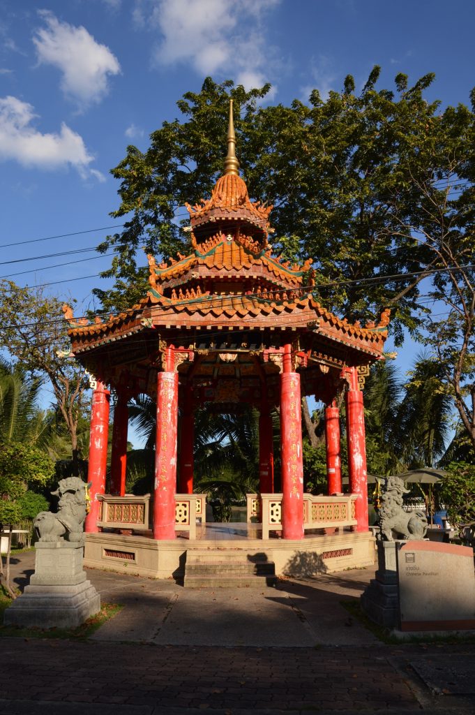 Chinese Pavilion in Lumphini Park, Bangkok, Thailand