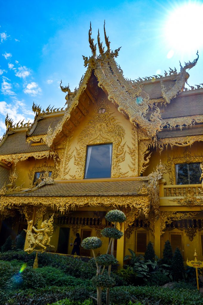 The bathroom at The White Temple, Chiang Rai, Thailand