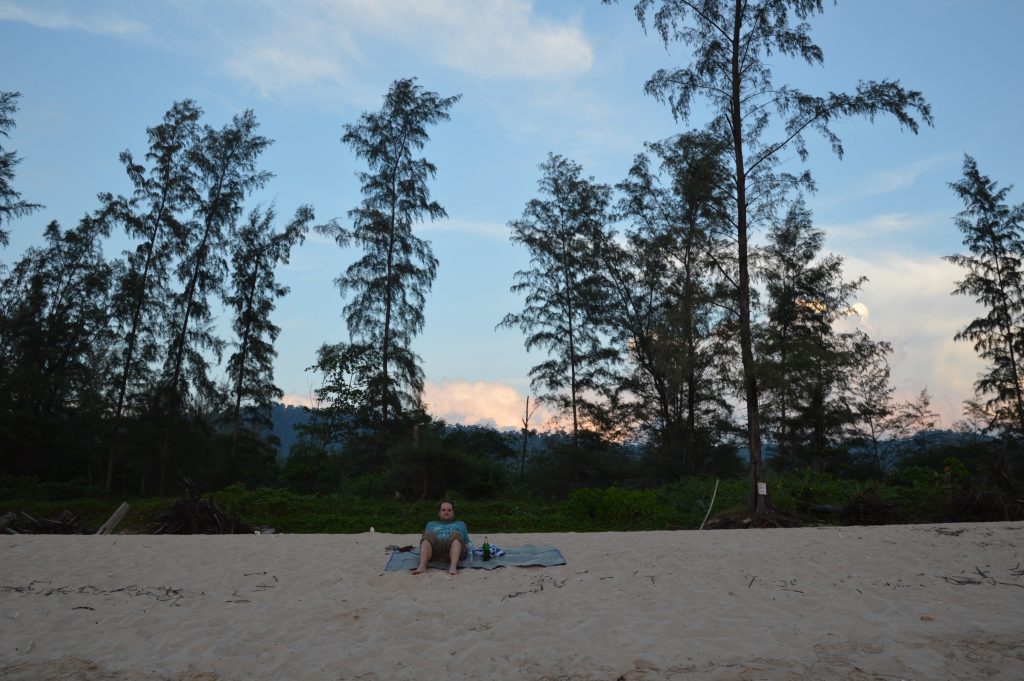 Watching the sunset on Ko Lanta, Thailand