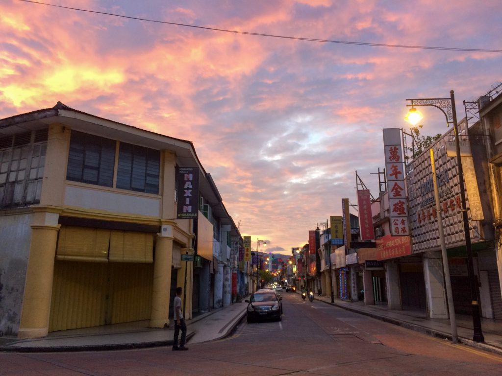Sunset in George Town, Malaysia