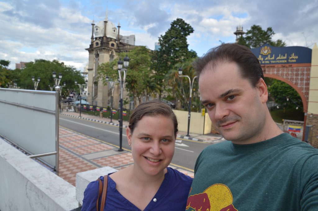 At the National Mosque of Malaysia, Kuala Lumpur