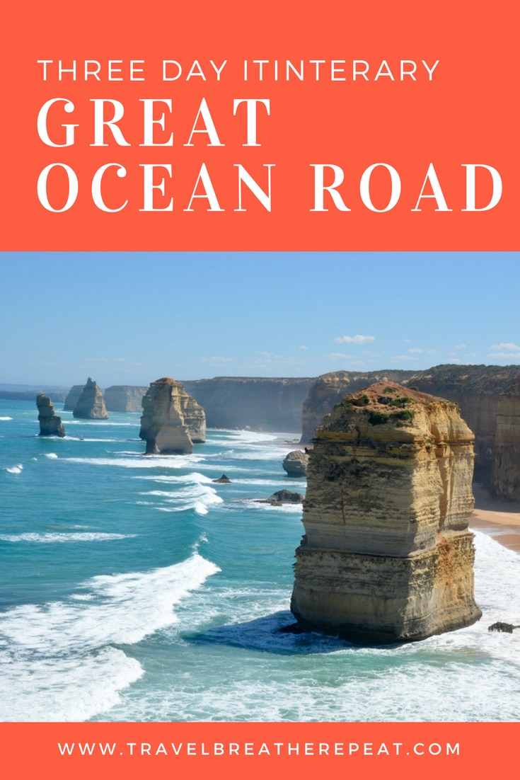 Road trip itinerary for three days on the Great Ocean Road in Australia