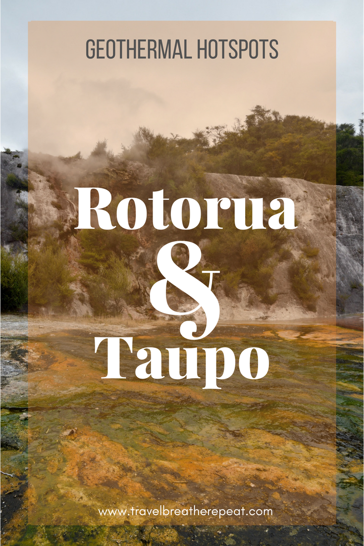 Geothermal Hotspots Rotorua and Taupo, New Zealand