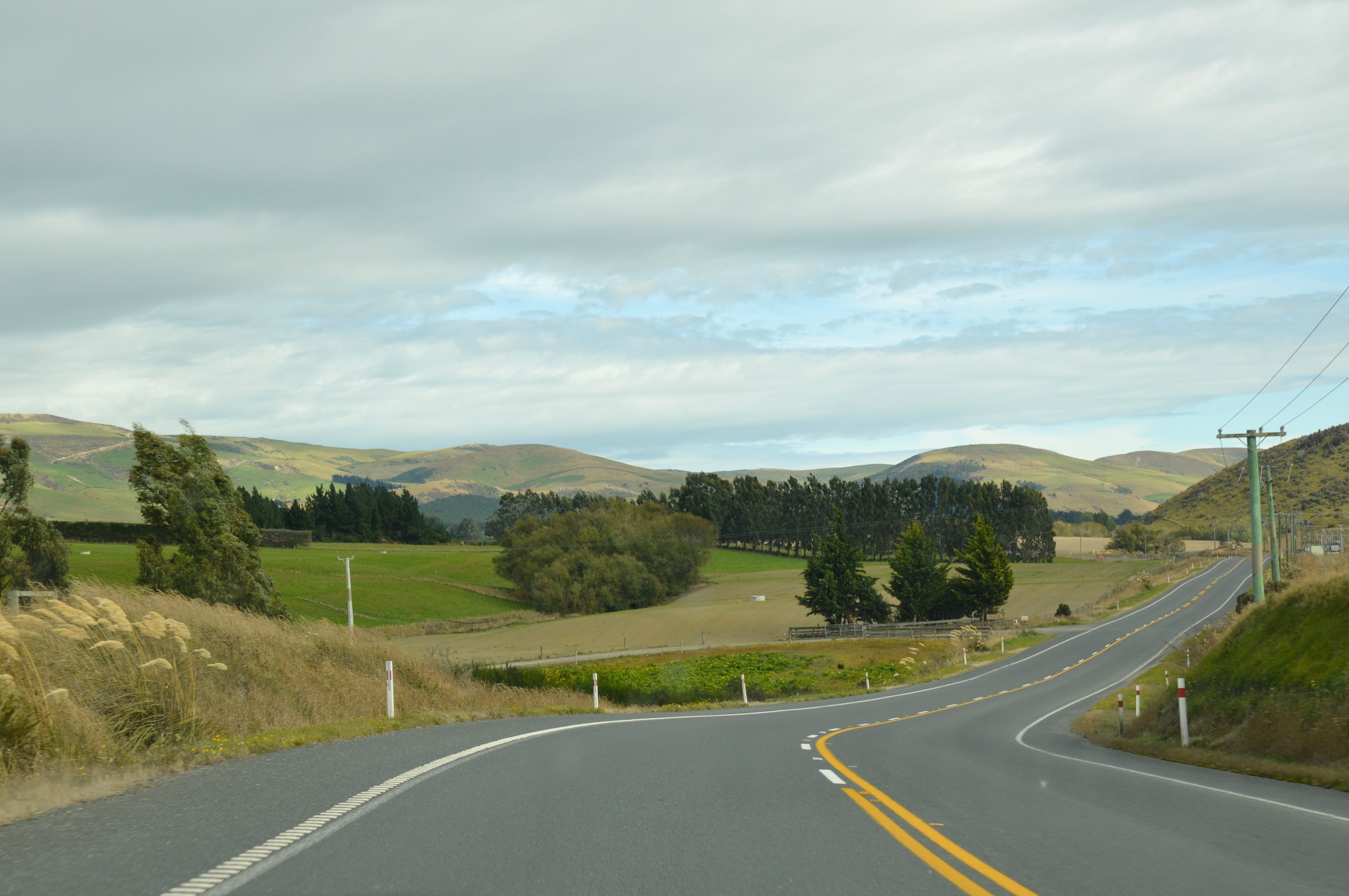 Driving from Dunedin to Te Anau, New Zealand