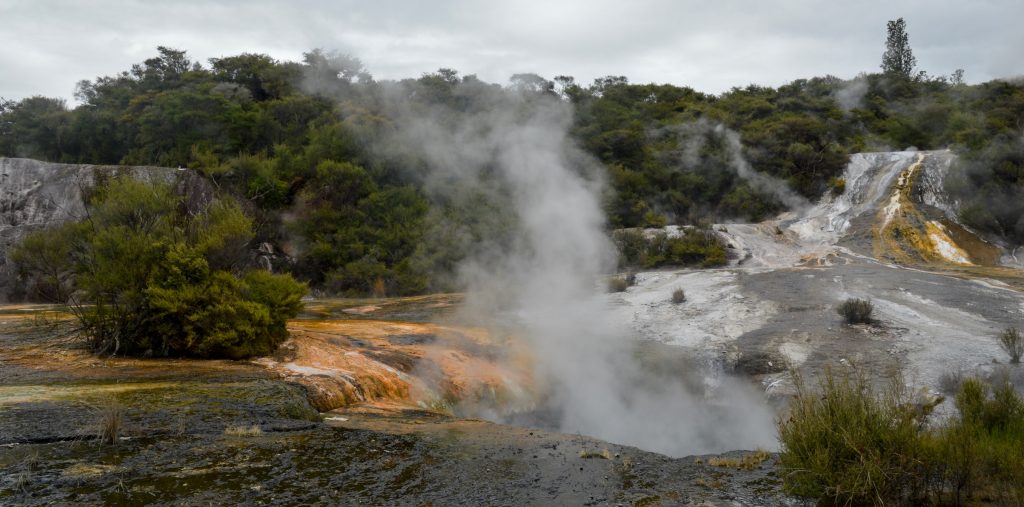 Orakei Korako Geothermal Park and Cave, New Zealand