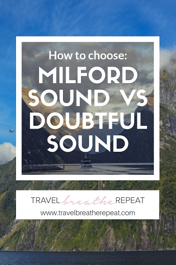 Milford Sound vs Doubtful Sound: how to choose a fjord tour in New Zealand; the best fjord cruise on the South Island of New Zealand; #travel #newzealand #southisland #traveltips #nature #fjords #adventure #milfordsound #doubtfulsound