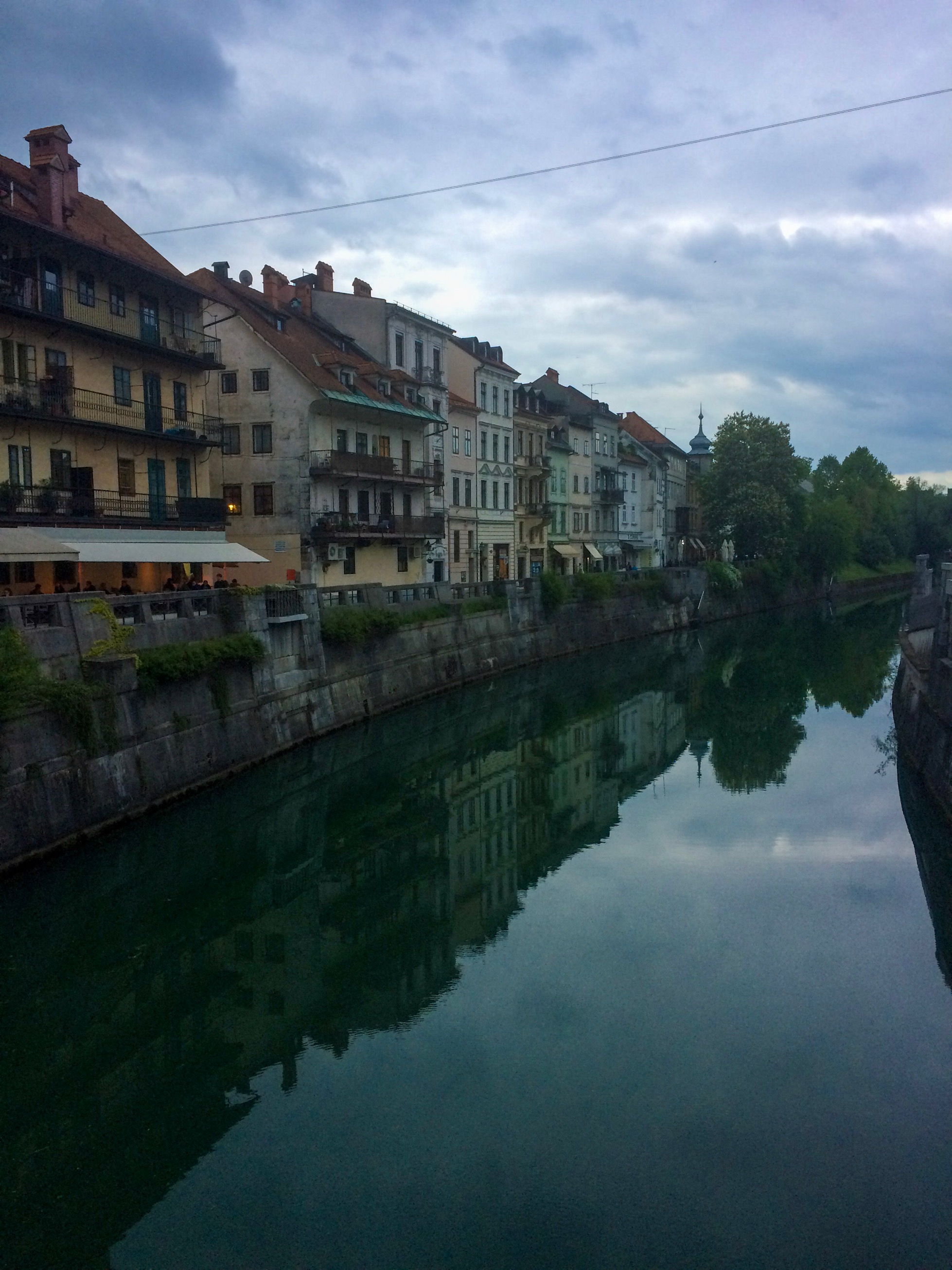 Ljubljanica River, Ljubljana, Slovenia