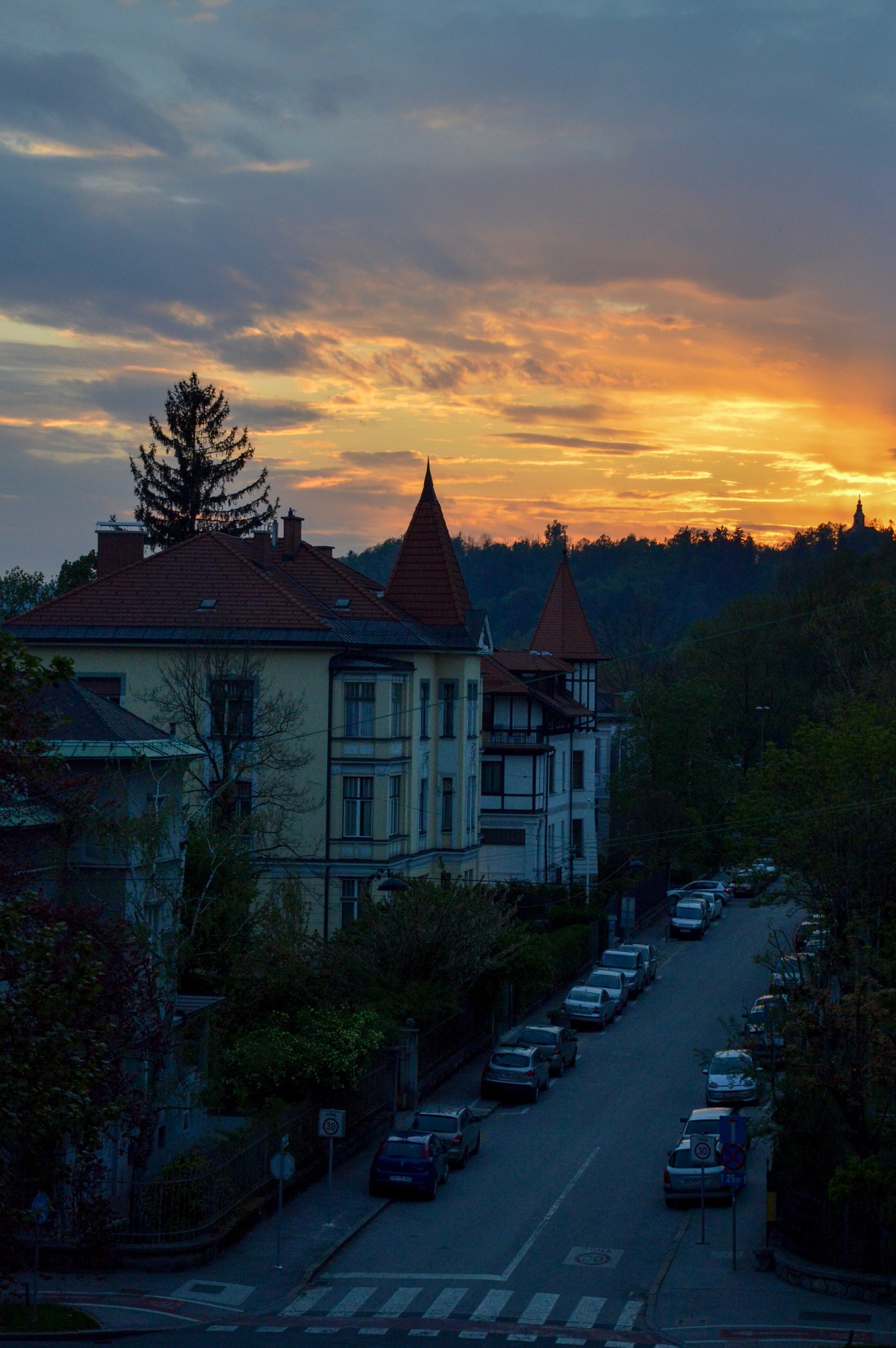 Sunset, Ljubljana, Slovenia