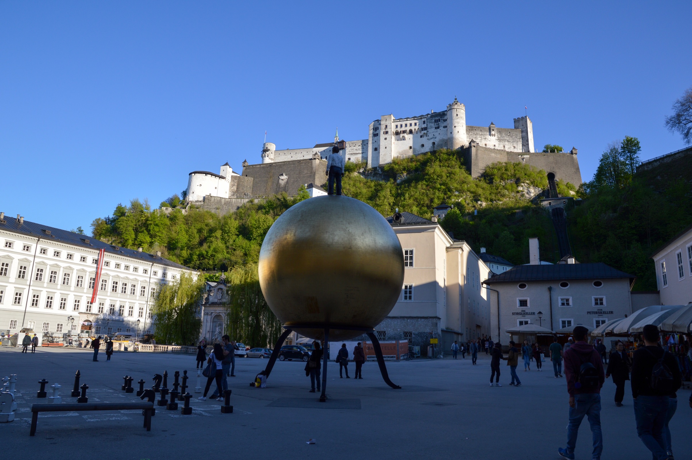 Sphaera sculpture, Kapitelplatz, Salzburg, Austria