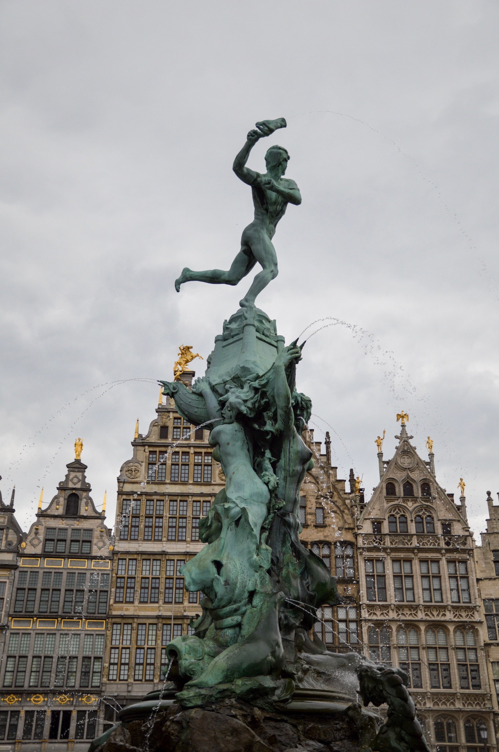 Brabo’s Monument, Grote Markt, Antwerp, Belgium