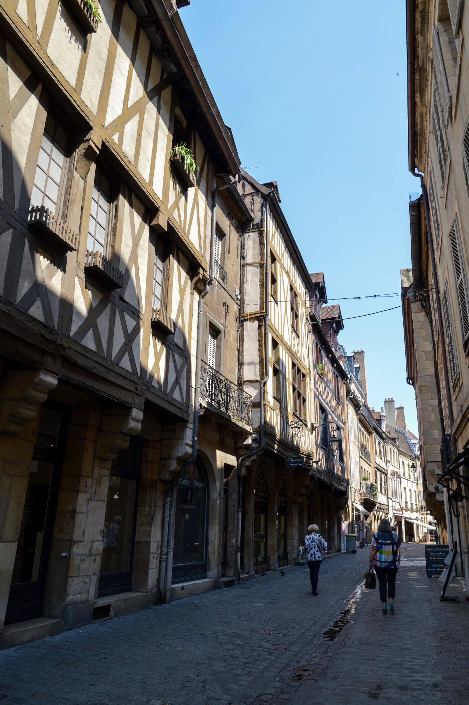 Medieval half-timbered houses, Dijon, France