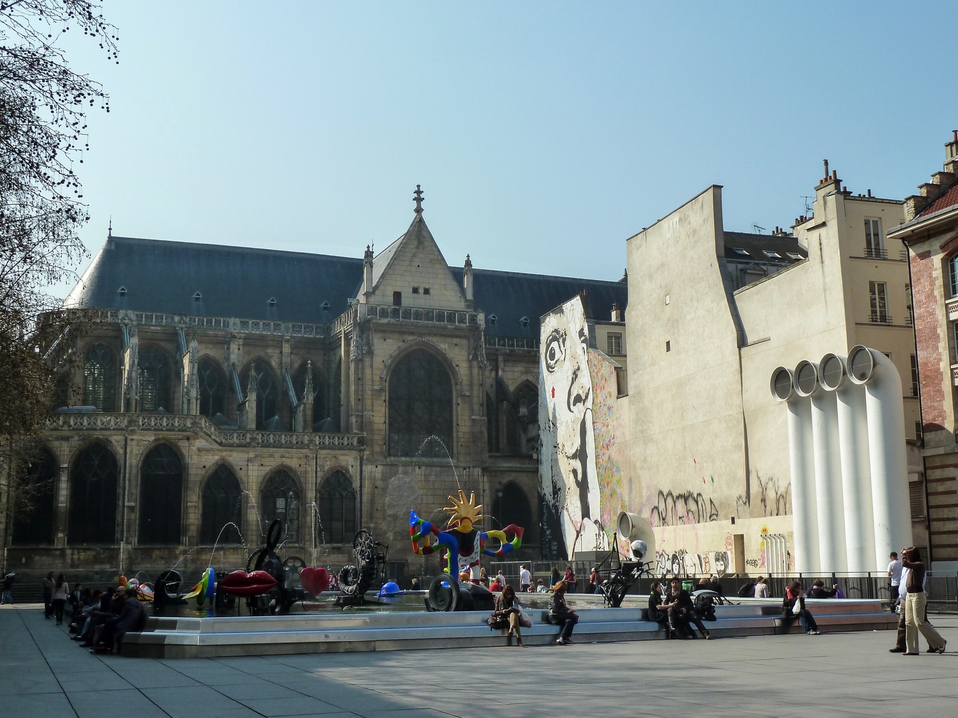 Stravinsky Fountain, Centre Pompadou, Paris, France