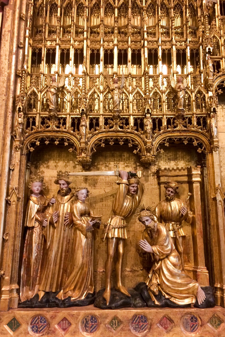 Gold altar panel, Musée des Beaux-Arts de Dijon, France