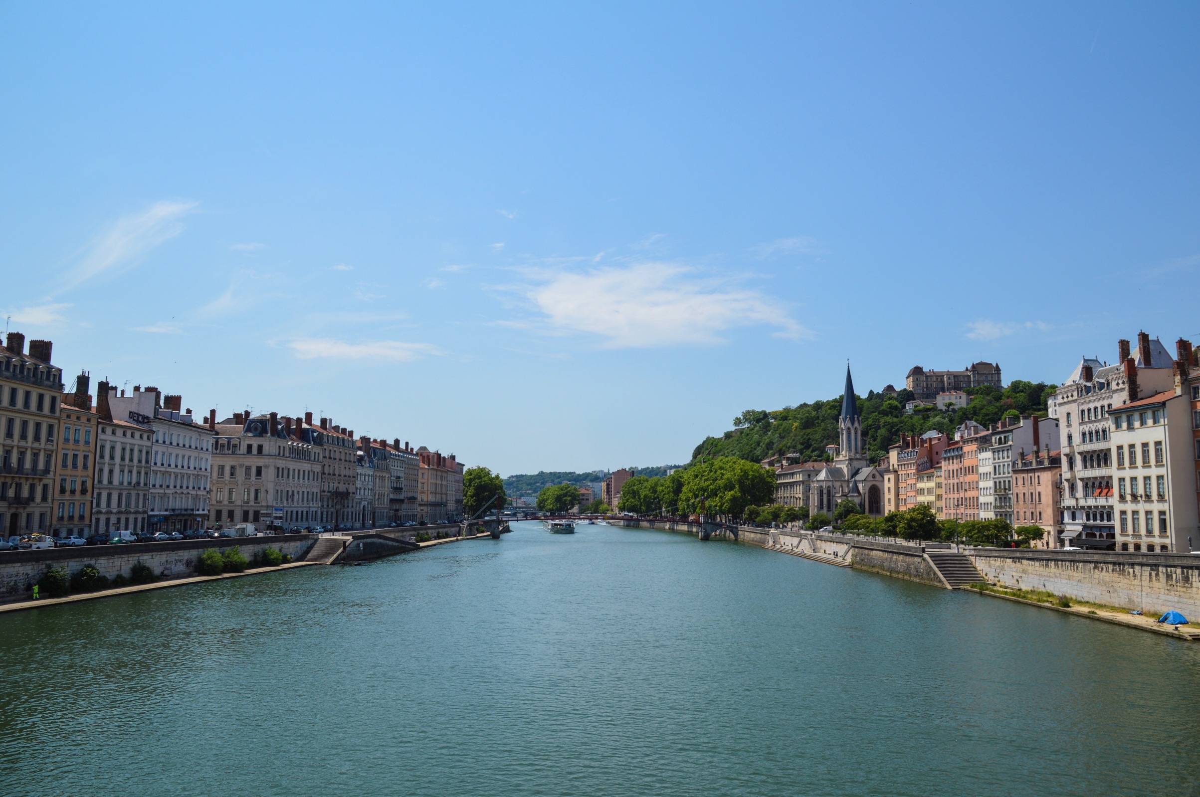 Saône River, Lyon, France