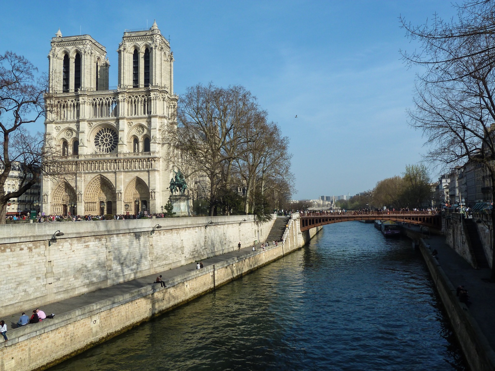 Notre-Dame, Seine River, Paris, France