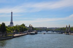 Eiffel Tower, Seine River, Paris, France