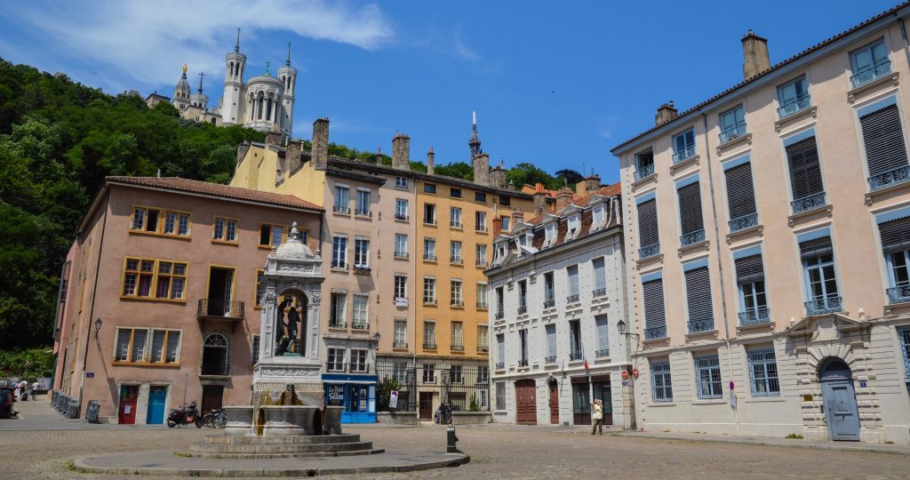 Place Saint-Jean, Vieux-Lyon, Lyon, France