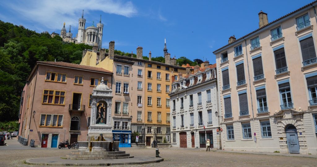 Place Saint-Jean, Vieux-Lyon, Lyon, France