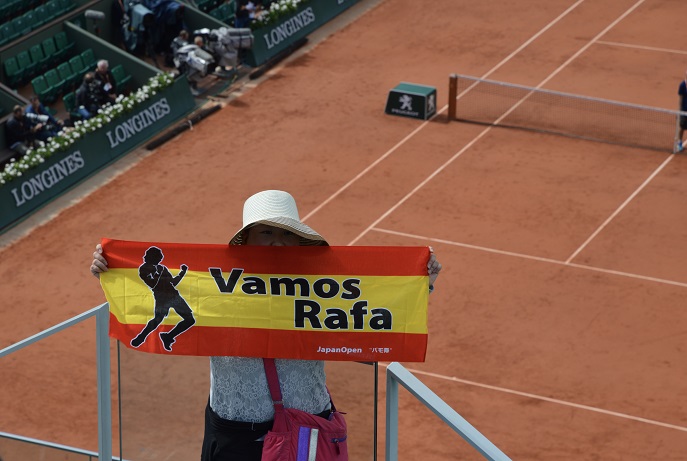 Vamos Rafa, French Open, Roland Garros, Paris, France