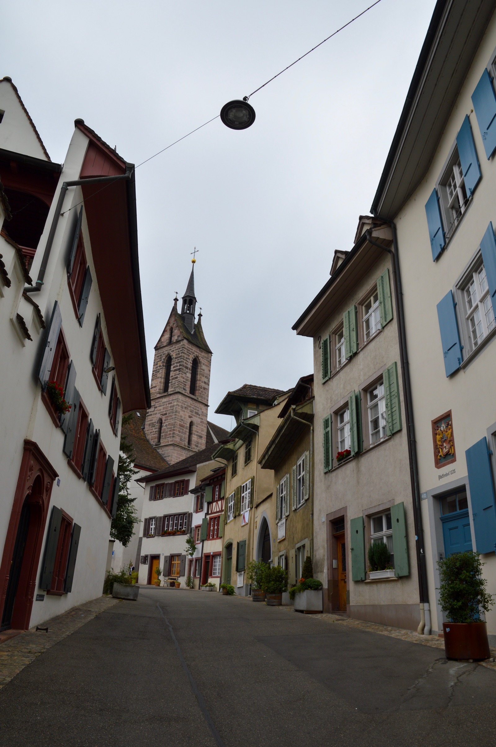 Pretty street, Basel, Switzerland